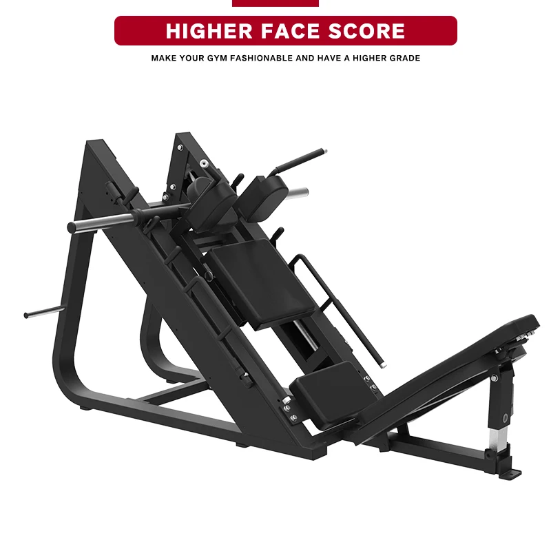 Hot Selling Commercial Gym Fitness Equipment 45 Dergree Leg Press Hack Squat Machine
