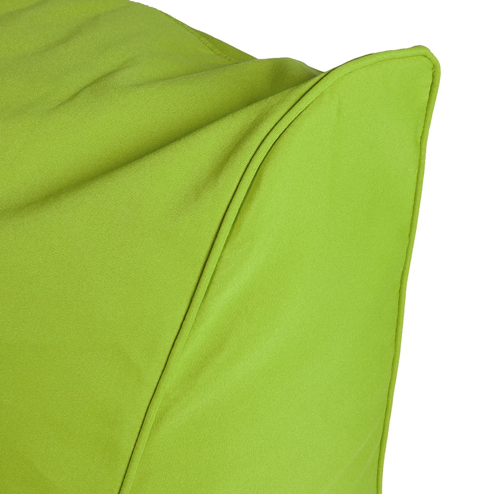 Modern Design Green Chaise Lounge UV and Stain Resistant Beanbag Chair with Beans Filling wholesale