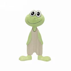 2023 New Popular design porcelain Cartoon style ceramic MDF frog vivid gifts home decoration