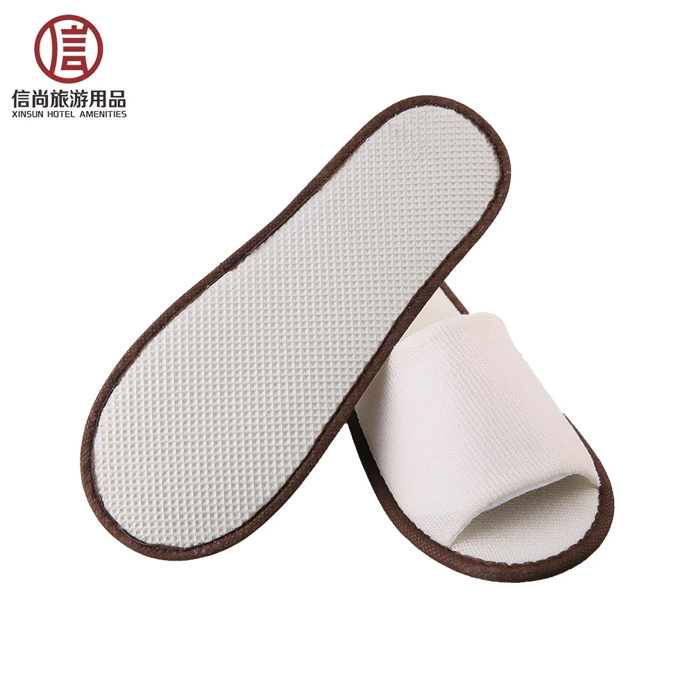 Hot sale wholesale slippers airline cotton terry disposable hotel slipper