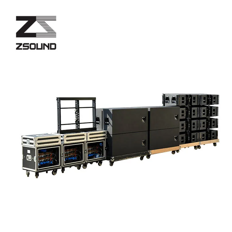 
ZSOUND audio line array + line array tower powered + line array system active 