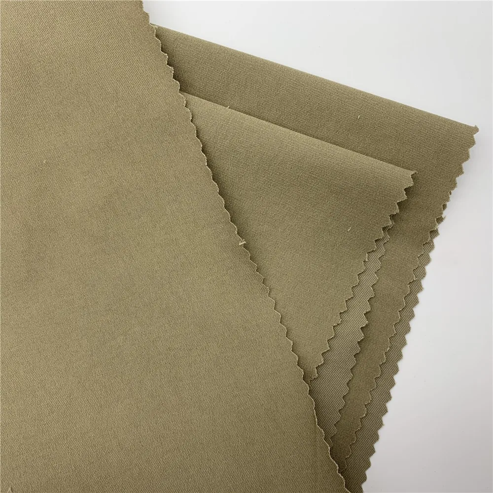 good quality TC polyester cotton blend fabric/twill bengaline fabric supply from stock