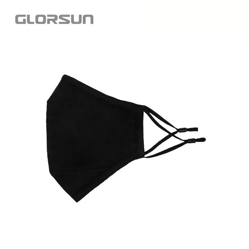 custom logo adjustable anti pollution hygien mask cotton gauze protective dust face mask