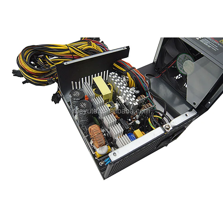  Блок питания ASIC Miner GPU для майнинга блоков 1600 Вт 2000 2400 в