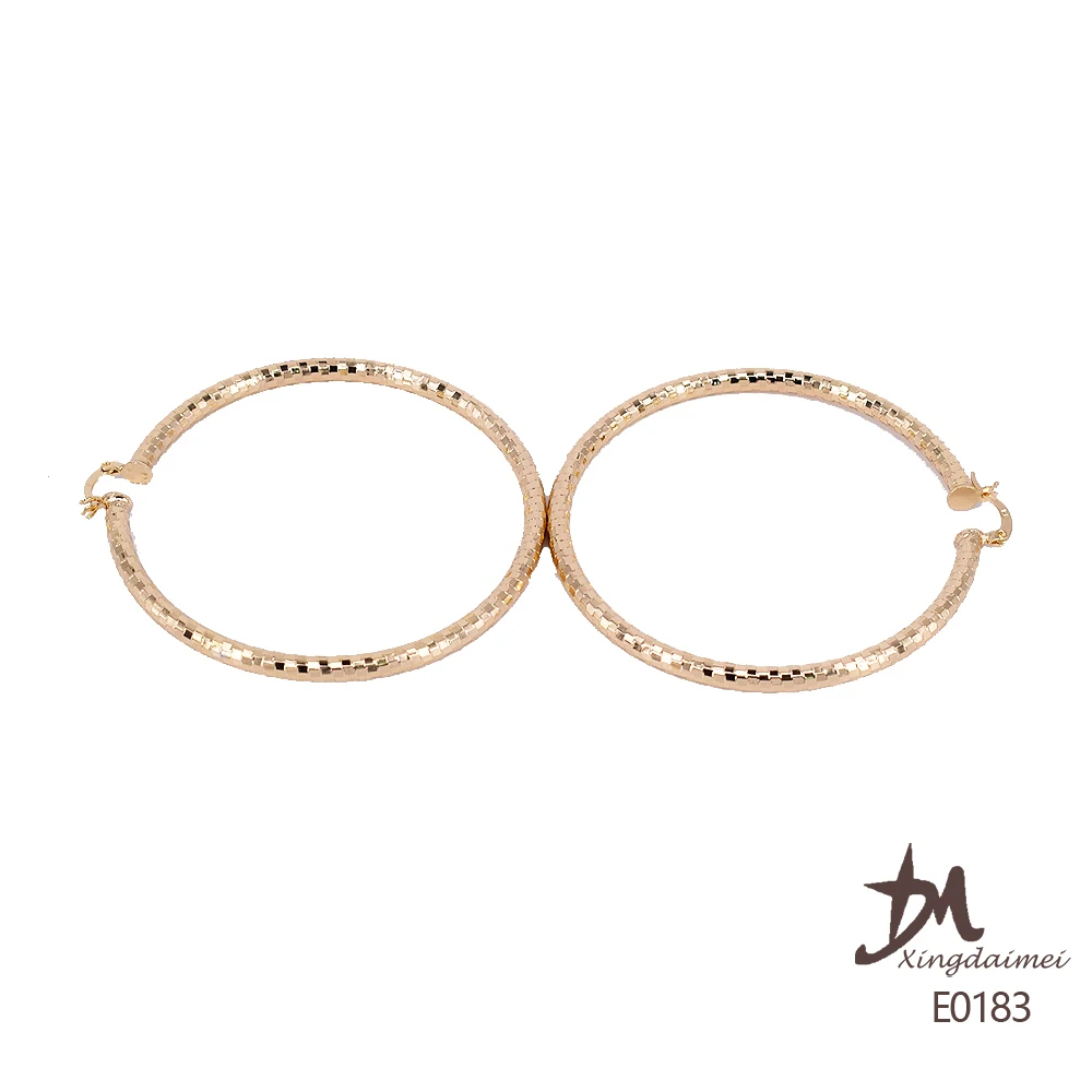 New design women gold hoop earrings E0183
