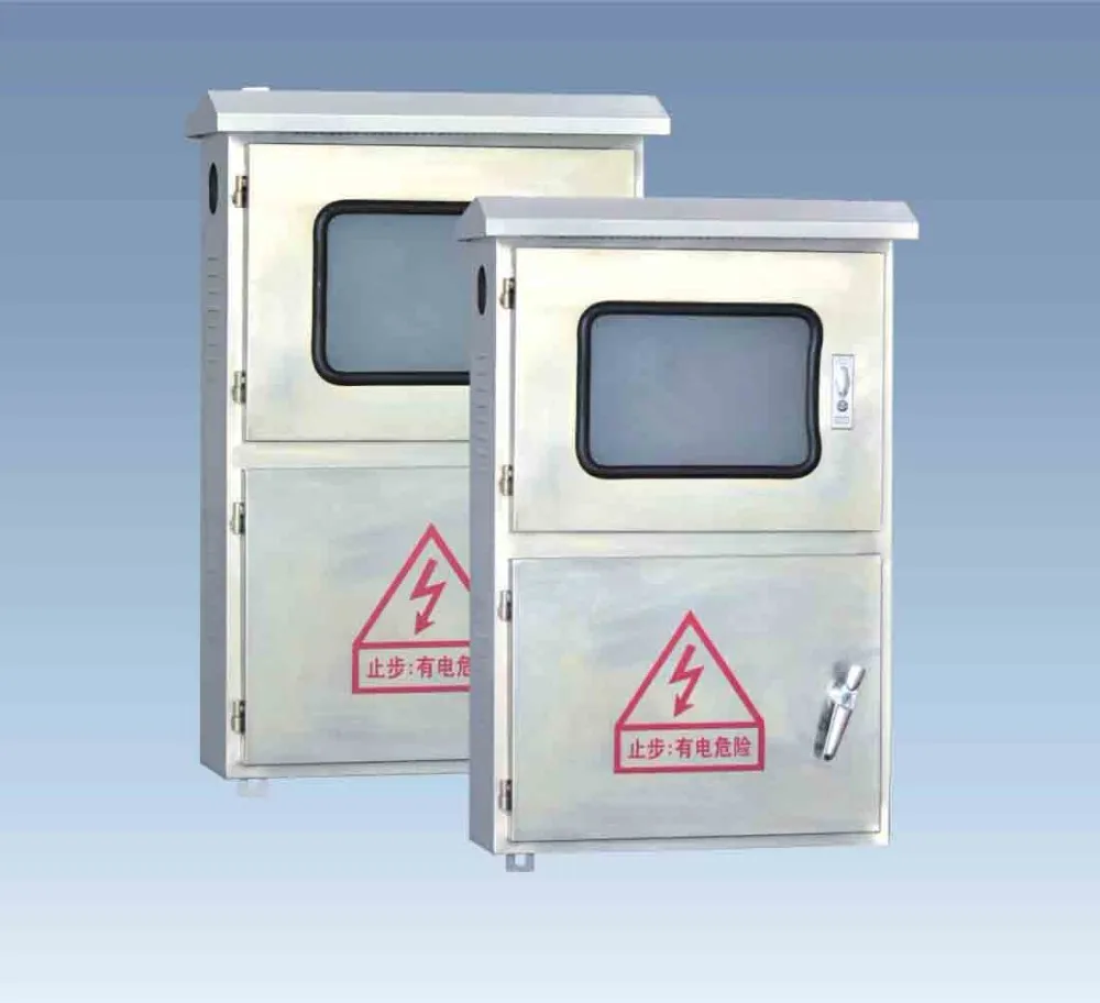 Custom IP65 waterproof stainless steel meter box electric cabinet with rain cap