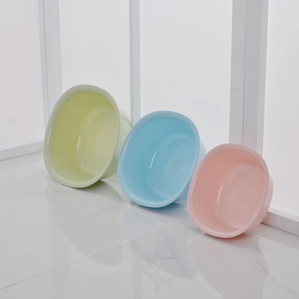 
Different size competitive price China pink square baby hand foot wash basins extra large plastic basin 
