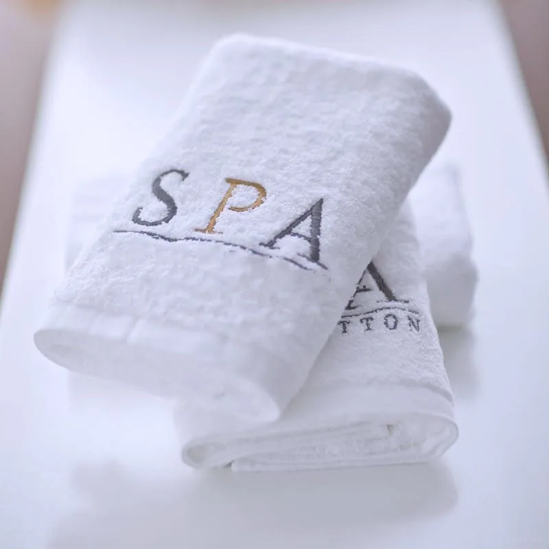 
Factory Supplie Custom Cheap High Quality Spa White Cotton Face Towels Gift 100% Cotton Wholesale 