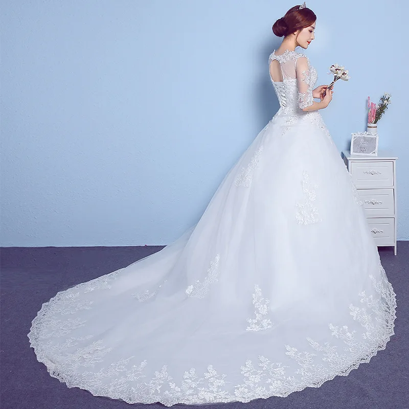 2020 ware house stock korea  summer style wedding skirt glitter decorate half sleeve embroidery long bridesmaid dresses