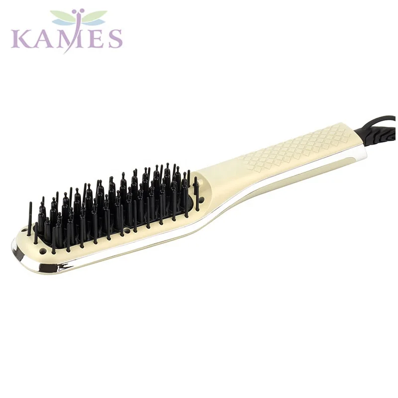 
private label hair brush straightener ionic function with ETL certificate 