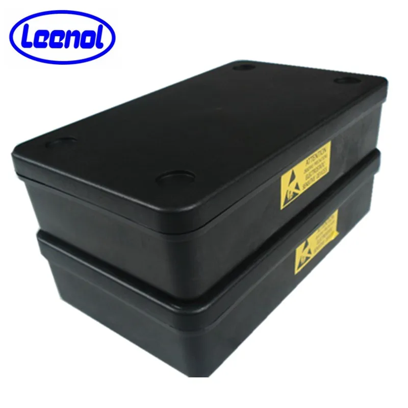 Black Conductive Box ESD Small Container Case With Lid