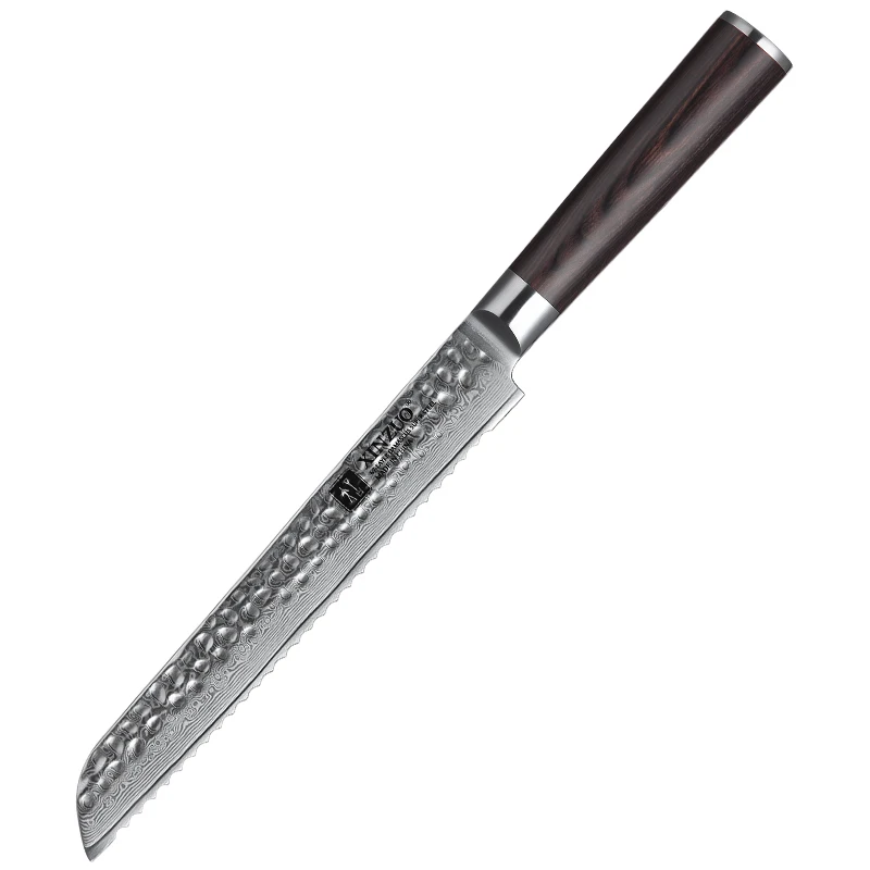 8 inch professional Damascus steel kitchen bread knife
