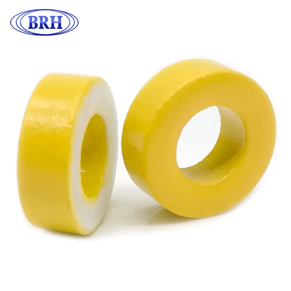 
T68-26A high permeability white yellow soft ring ferrite core toroid 