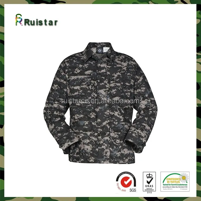 US Blue Digital camouflage ACU uniform For ribstop