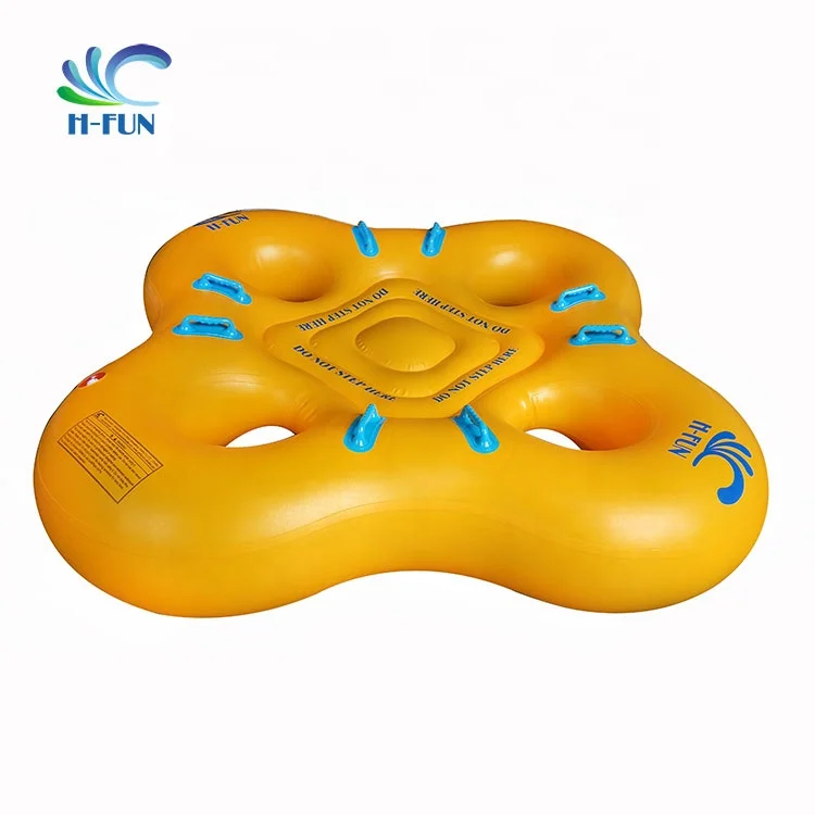 Overlap Reinforced Heat Bonding Cloverleaf Water Park Tubes
