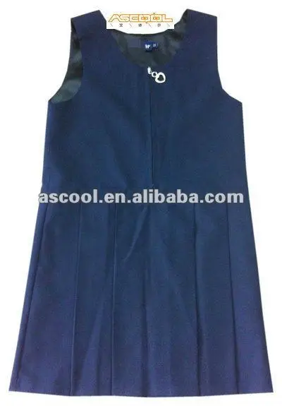 Улучшенный Весна Полиэстер Рукавов девушки Платья, Школьная форма