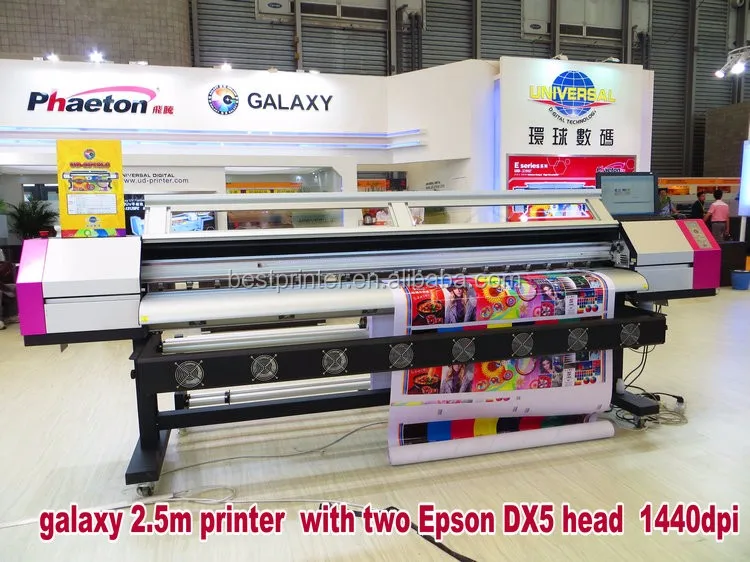 Galaxy UD3212LD 2 dx5 heads 3.2m 1440dpi eco solvent printer flex banner printer large format printing machine