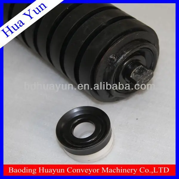 пояс converyor роликовые воздействия бездельник с резиновыми кольцами