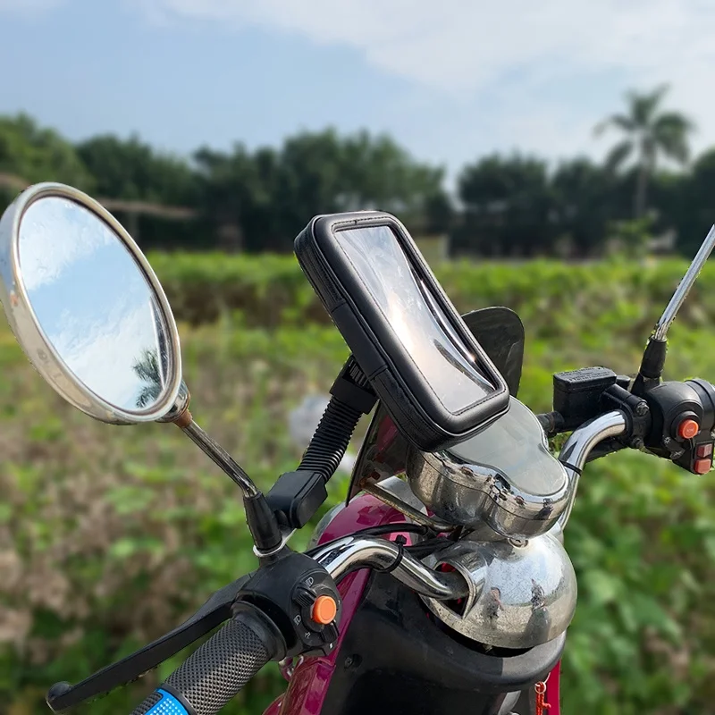 
Size M Universal Motorcycle Mount Holder for Cell Phone Smartphone Handphone 