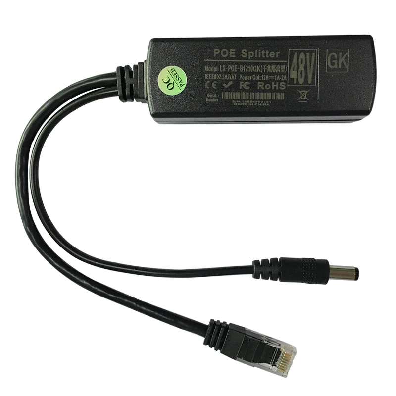 EXPED SMART Monitoring standard poe splitter 48v to 12v gigapoo Poe splitter poe switch PD Gigabit splitter