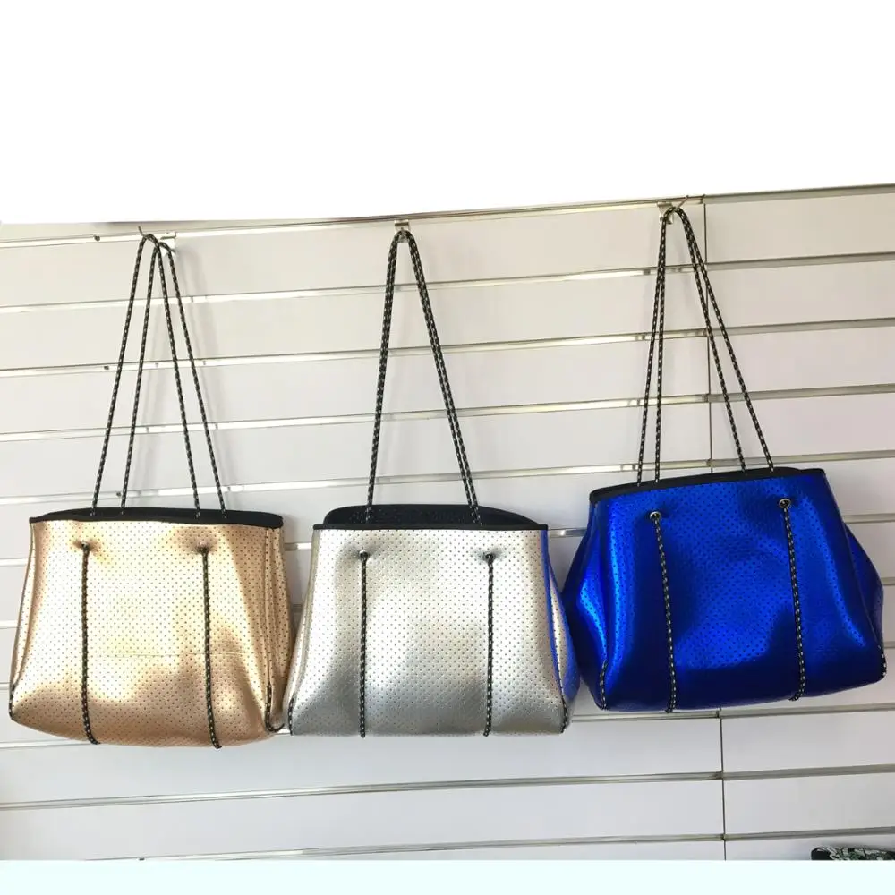 Австралийская горячая Распродажа перфорированная Неопреновая пляжная сумка-тоут