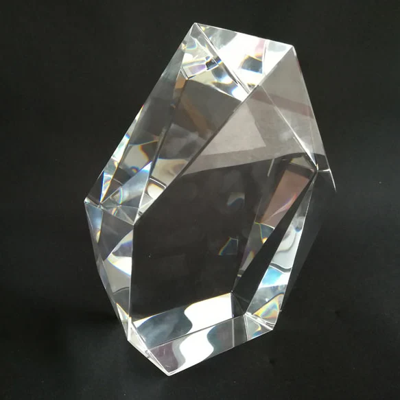 
Hot Sale Souvenir Glass Blocks Cubes Gift 3D Laser Engrave K9 Clear Blank Crystal 3D Laser Etched Glass Cube For Engraving 