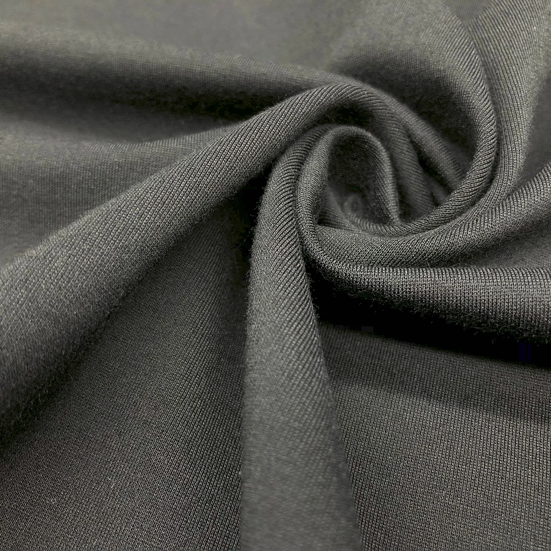 Best prices 66%Rayon 30%Nylon 6%Spandex 360 gsm soft hand feeling  knitted ponte de roma knits for pants Leisure Wear fabrics