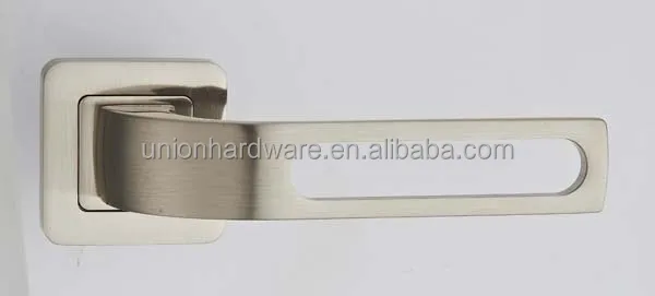 Wholesale square zamak door handle,lever door handle,zinc alloy door handle