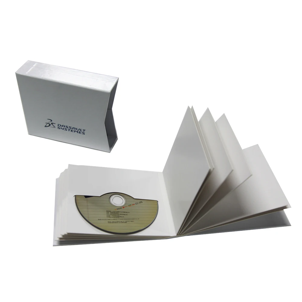 Customized Printed Paper CD Box Set Packaging Box Set and CD DVD Packaging CD Rigid Boxes C1S Paper Paperboard Tonton Print