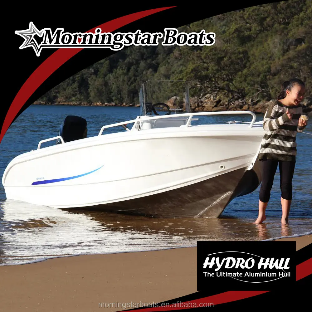 16ft aluminum racing center steering console motor boat