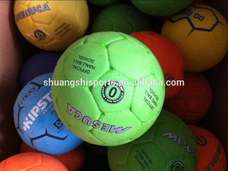 cheap custom logo rubber handball ball size 0,1,2,3