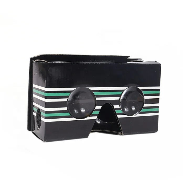 Free sample google cardboard VR headset V1.2 branded cardboard DIY 3D  reality glasses