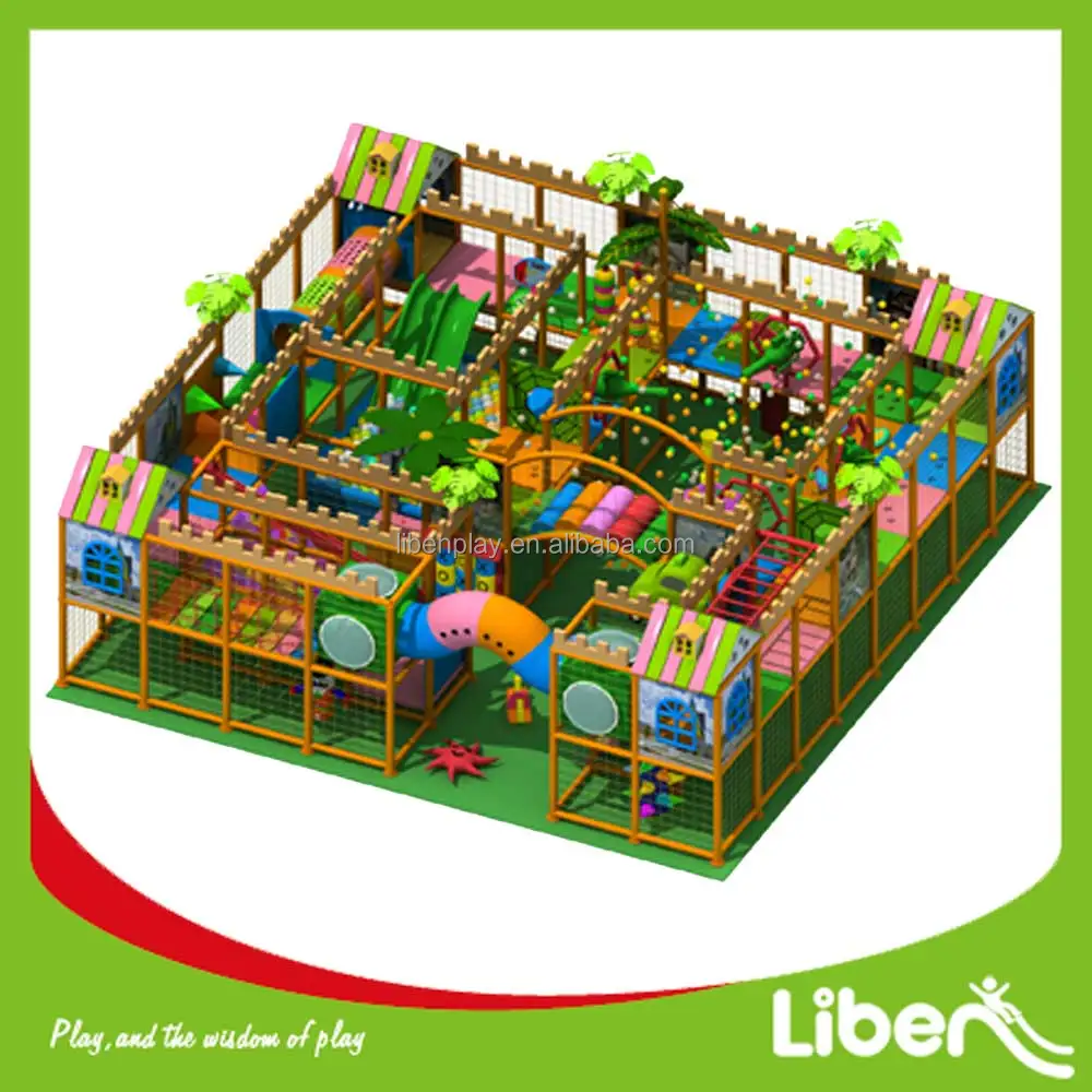 
Children Plastic Indoor Soft Play Area for Birthday Party 