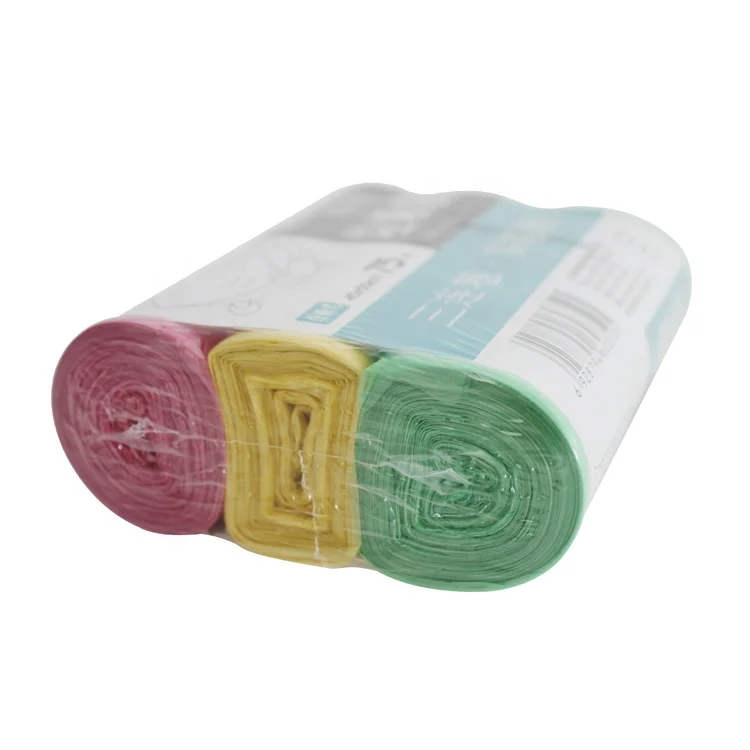 
Wholesale cheap 3 rolls/pack trash bag household plastic pe waterproof garbage bag 