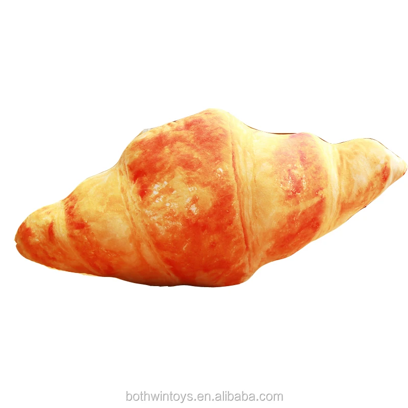 Creative design Food shaped bread Croissant shaped home sofa pillow