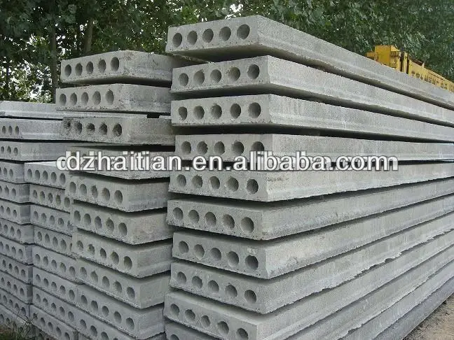 Hollow core slab forming cement machine/precast concrete hollow-core slab