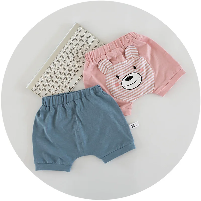 
Baby Cartoon Design Bib Cotton Painters Half Garment Clothes Pant From China Factory 