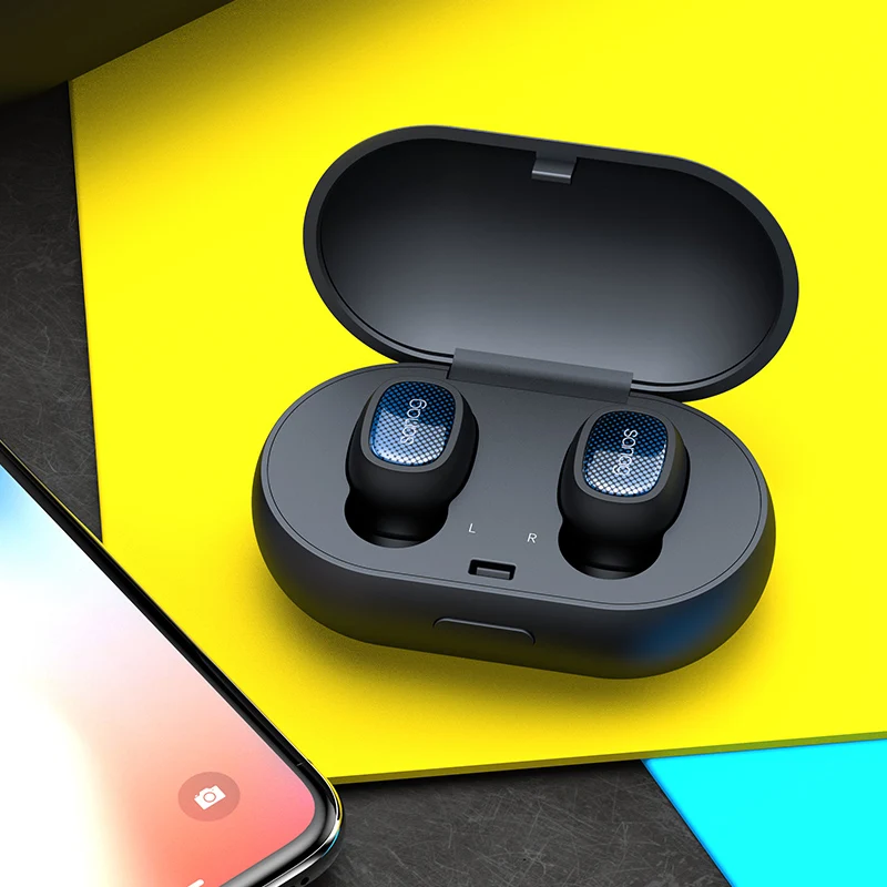 
2019 Factory Wholesale HIFI Ture Wireless Stereo Mini BT 5.0 Headphones T3 Wireless Earbuds 