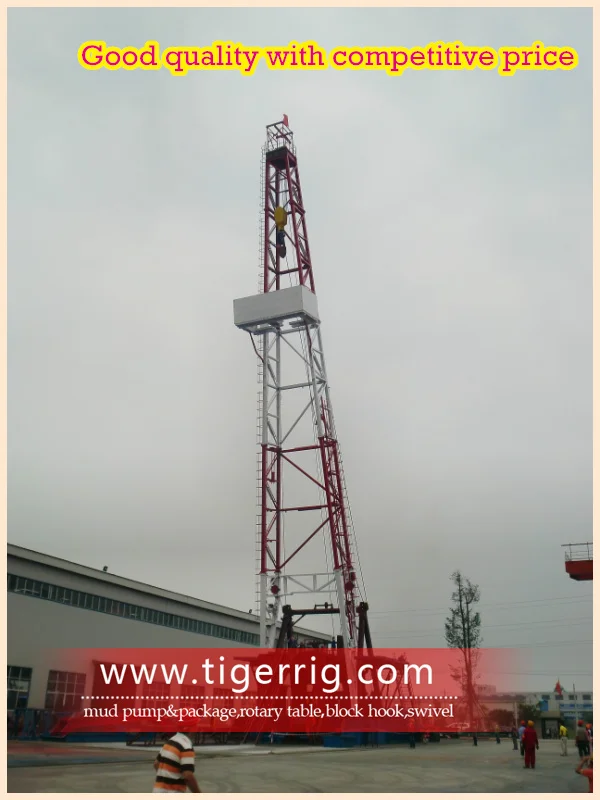 ZJ70L 2000hp Tigerrig буровая механическая установка для добычи нефти
