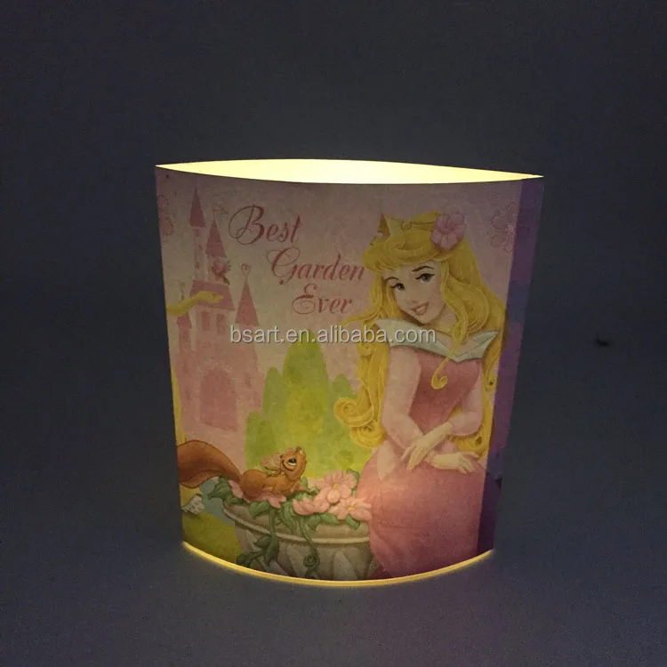 
Multi Color Switch Fashionable Decoration Paper LED Table Lamp 