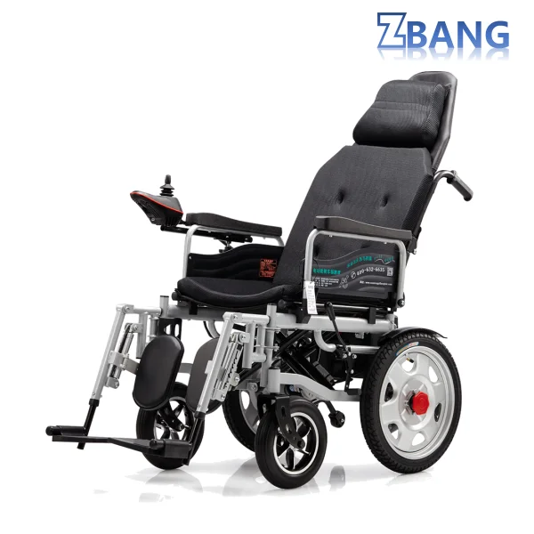 High Quality Customized Reclining Electric Wheelchair Prices with Soft Seat Cushion