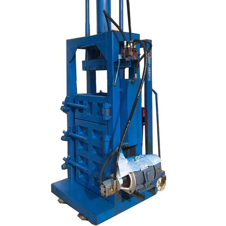 Hydraulic cotton bale press machine hydraulic waste paper bale press machine 0086-15838059105