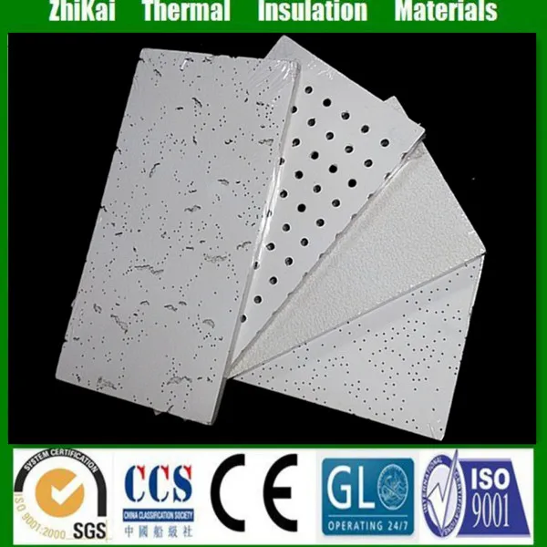 Suspended Mineral ceiling board and ceiling grids/ Acoustic cheap ceiling tiles 2x4