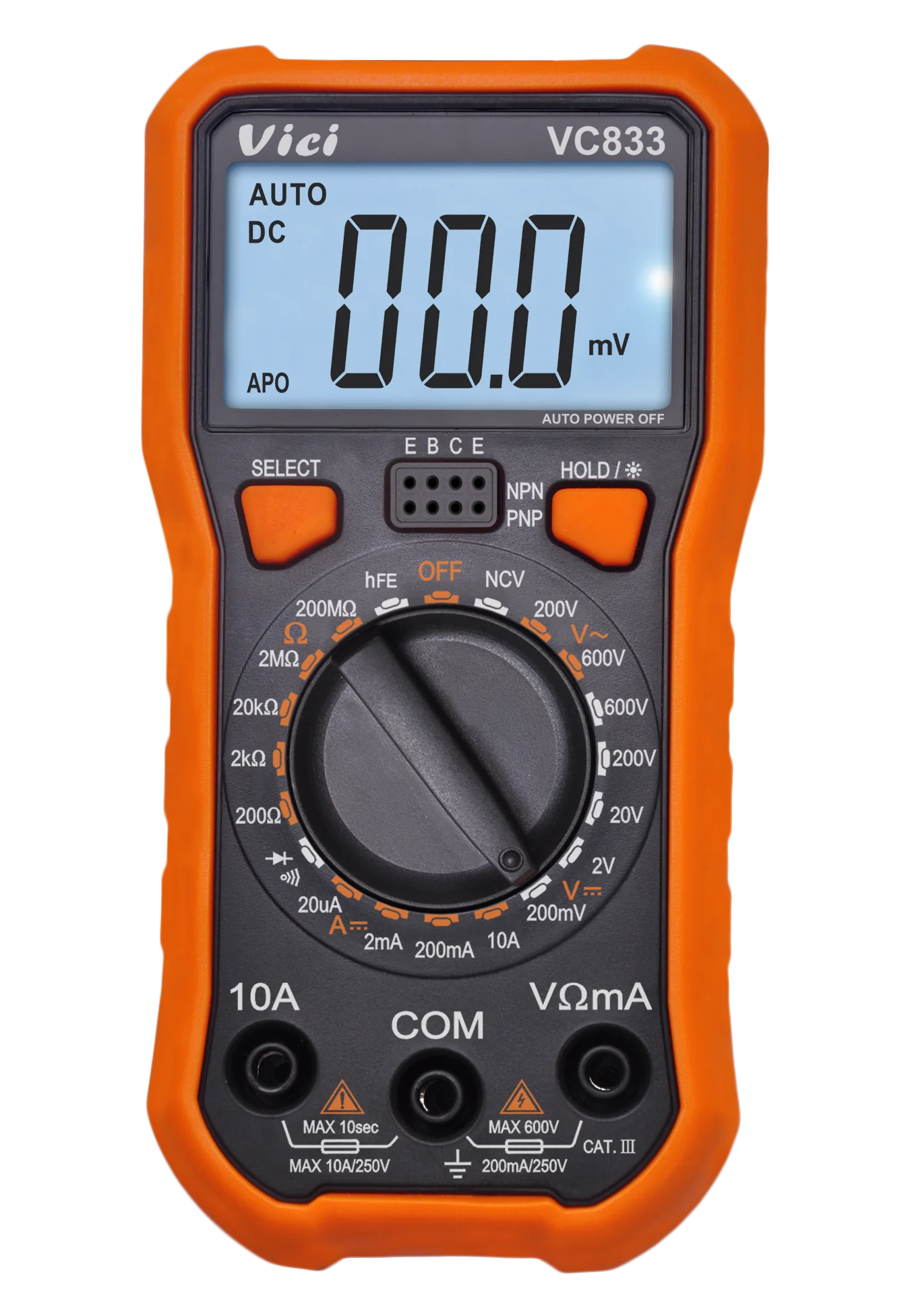 VC833 Wholesale Best Quality Electrician Meters Multimeter Digital True RMS