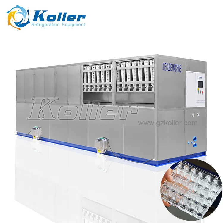 New Popular Industrial 10 Tons Per Day Stainless Steel Automatic High Quality Commercial Cube Ice Machine Factory Price For Sale