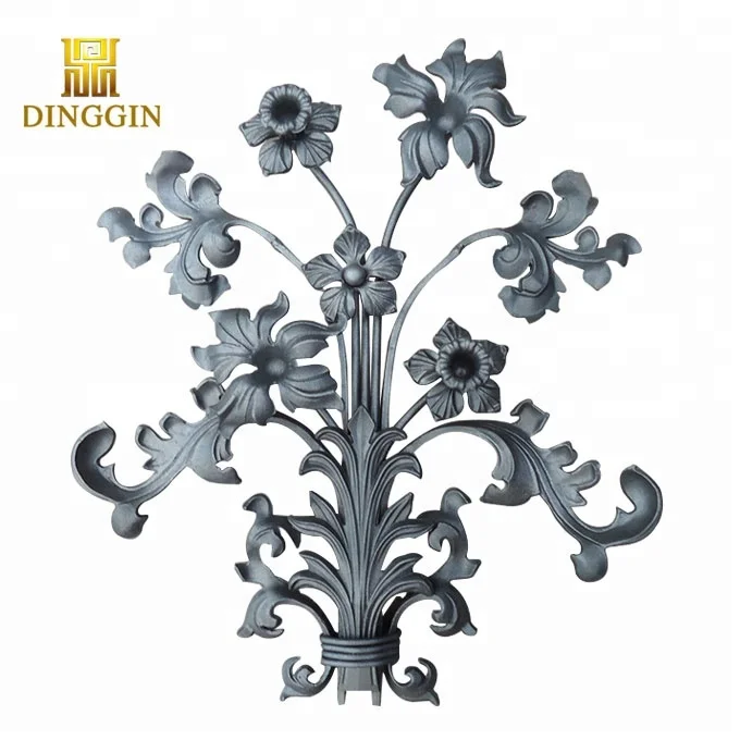 Decorative Wrought Iron Window Grill Design