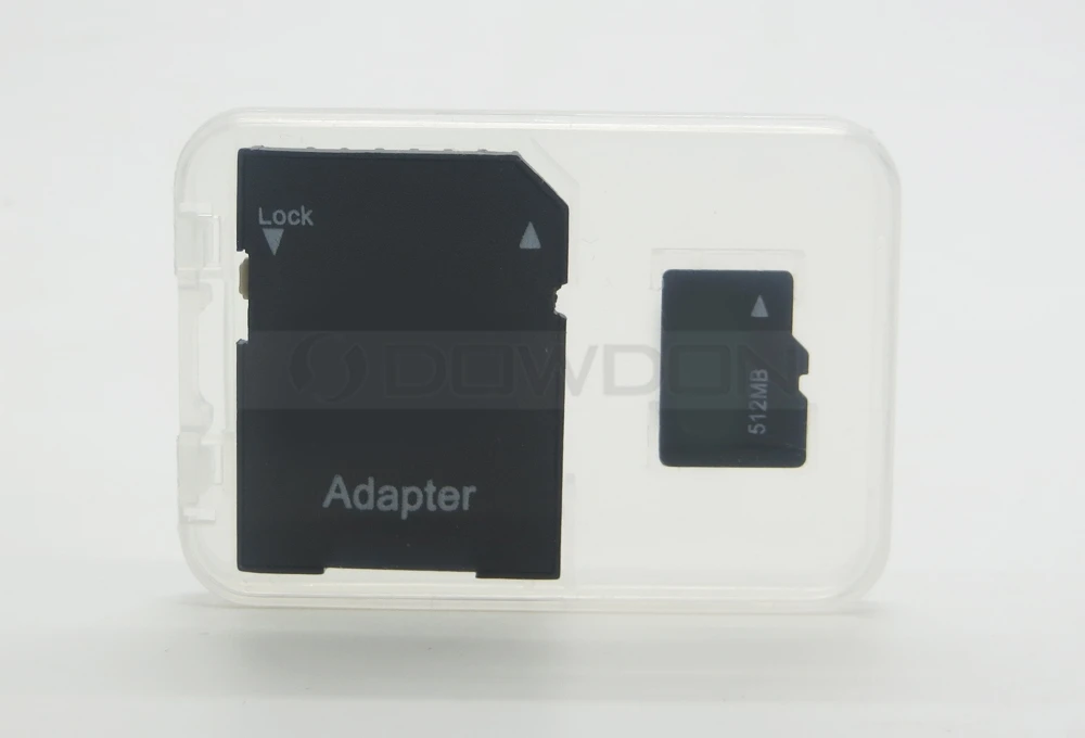 Clear Plastic Memory Card Case Holder for SD SDHC and Micro SD T-Flash Card 2in1