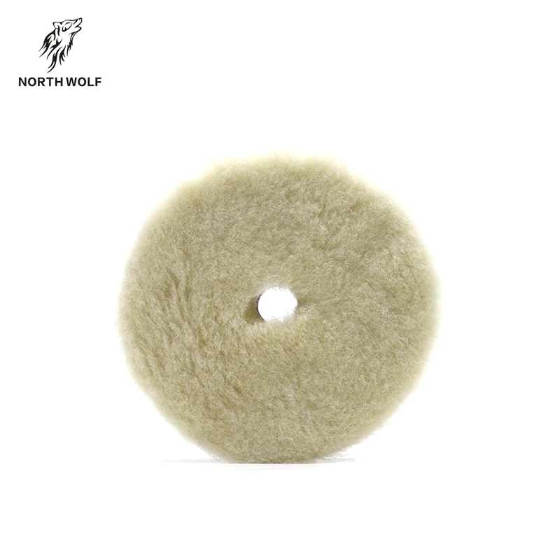 Оригинальная полировальная накладка OEM из овечьей шерсти, полировальная вата для автомобиля