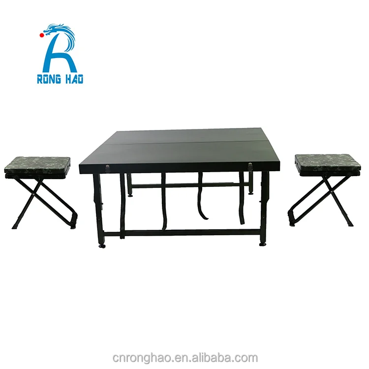 Lightweight Compact Military Garden Furniture Outdoor Aluminium Picnic Folding Portable Camping Table