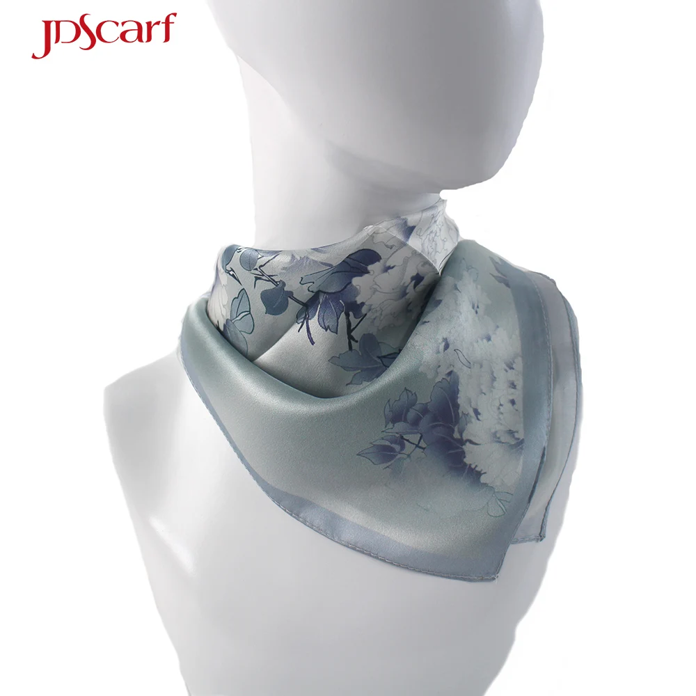 square design small printed satin spanish flamenco manton shawl